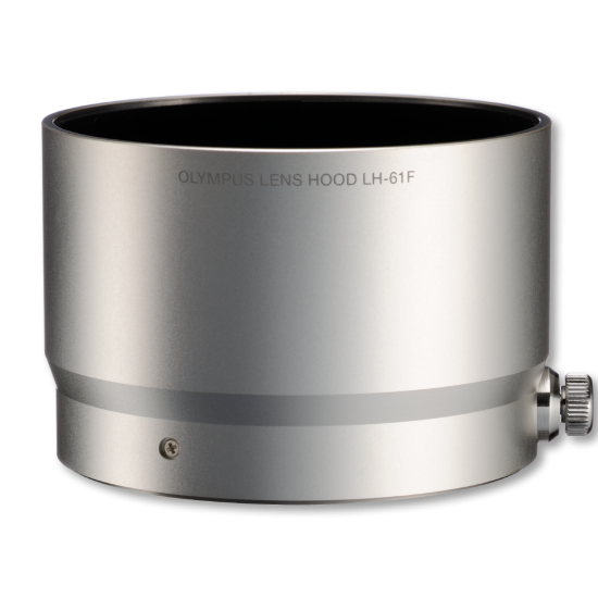 Olympus LH-61F Lens Hood silver (metal) for the M7518