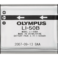 Olympus LI-50B Lithium Ion rechargeable Battery for XZ-10, SZ-17, TG-835/850/860