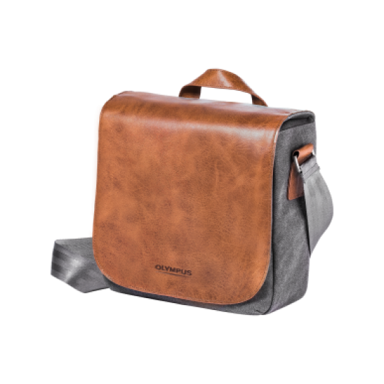 Olympus  Mini Messenger bag from Leather and canvas