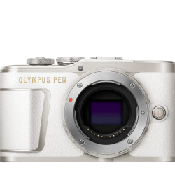 Olympus PEN E-PL9 Body white incl. Charger + Battery