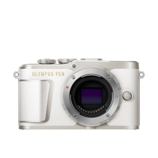 Olympus PEN E-PL9 Body white incl. Charger + Battery