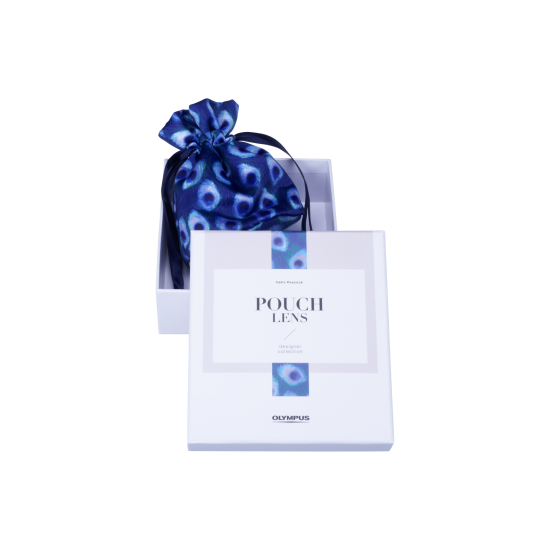 Olympus PEN  Lens Pouch Hello Peacock