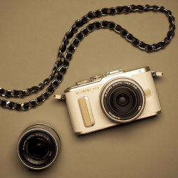 Olympus PEN  Necklace Strap Holy Goldie