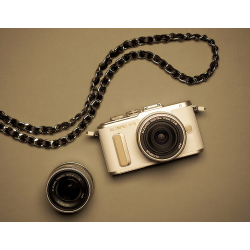 Olympus PEN  Necklace Strap Holy Goldie