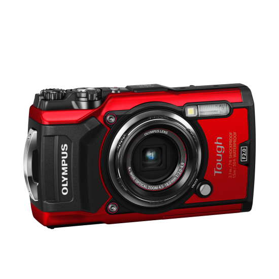 Olympus TG-5 Red - 12MP backlit CMOS,