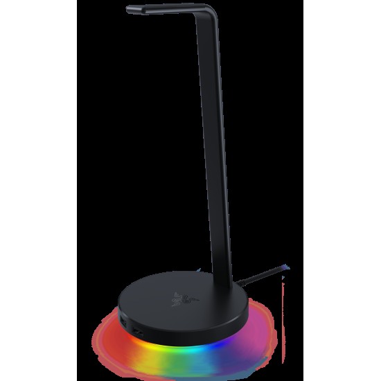 Razer BASE STATION V2 Chroma - Chroma Enabled Headset Stand with USB 3.1 Hub and 7.1 Surround Sound