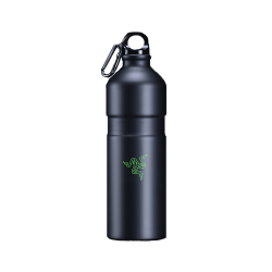 Razer HYDRATOR Black 750ml Recyclable Aluminum Water Bottle