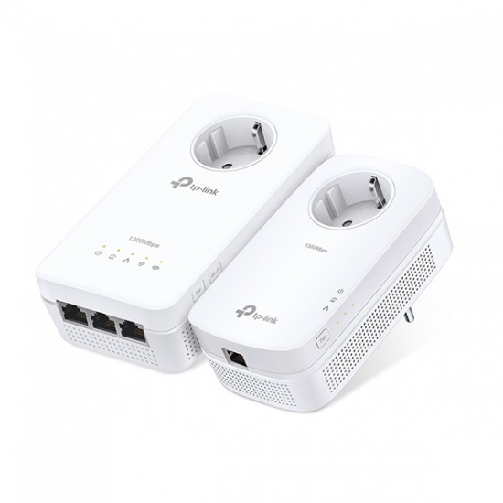 TP-LINK Passthrough Powerline TL-WPA8630P KIT, AV1300 WiFi Starter Kit (2 pcs)