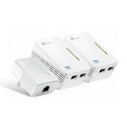 TP-LINK Powerline TL-WPA4220T KIT, AV600 WiFi Network Kit (3 pcs)