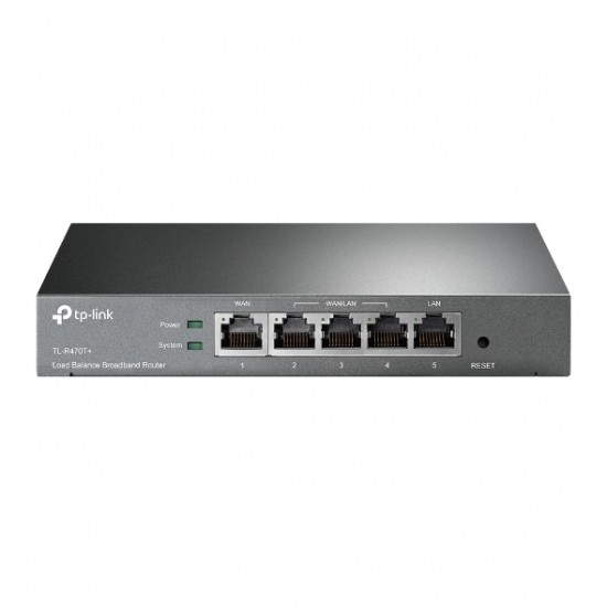 TP-LINK Router TL-R470T+, 5 ports multi WAN