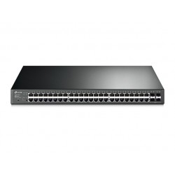 TP-LINK Switch T1600G 52PS,JetStream 48-Port Gigabit PoE+ Smart Switch + 4 SFP ports