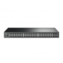 TP-LINK Switch T2600G-52TS,JetStream 48-port Pure-Gigabit L2 Managed Switch + 4 Gigabit SFP slots