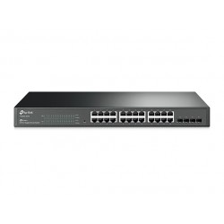 TP-LINK Switch TL-SG2424, 24 port, 10/100/1000 Mbps with 4 Combo SFP Slots