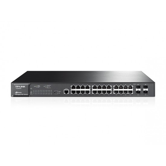 TP-LINK Switch TL-SG3424P, 24 POE Gbit ports with 4 Combo SFP Slots